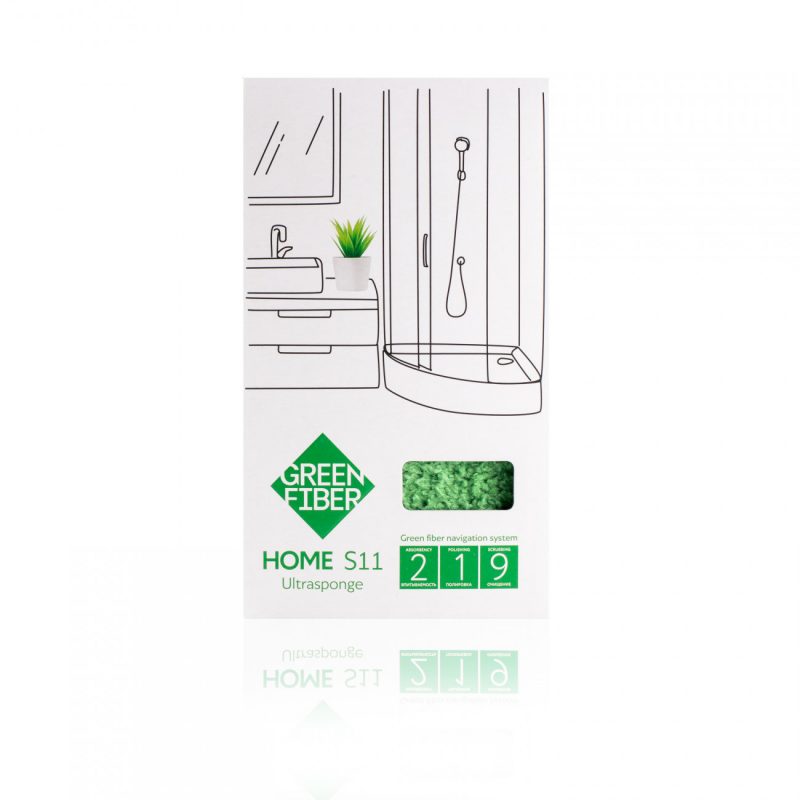 Green Fiber HOME S11, Спонж Инволвер, зеленый