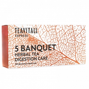 TeaVitall Express Banquet 5, 30 фильтр-пакетов